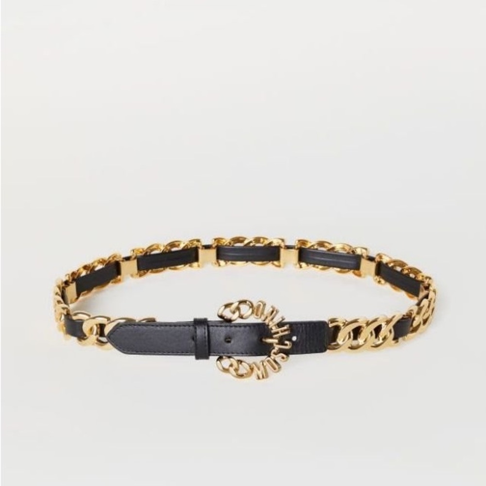 MOSCHINO H&M GOLD BELT XS/S
